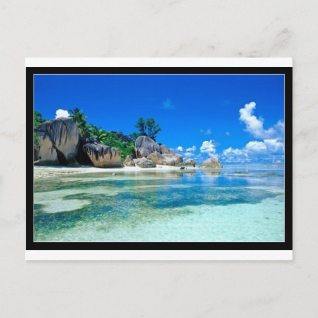 AWAY TO PARADISE POSTCARD (Front)