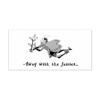 Away With the Fairies Rubber Stamp