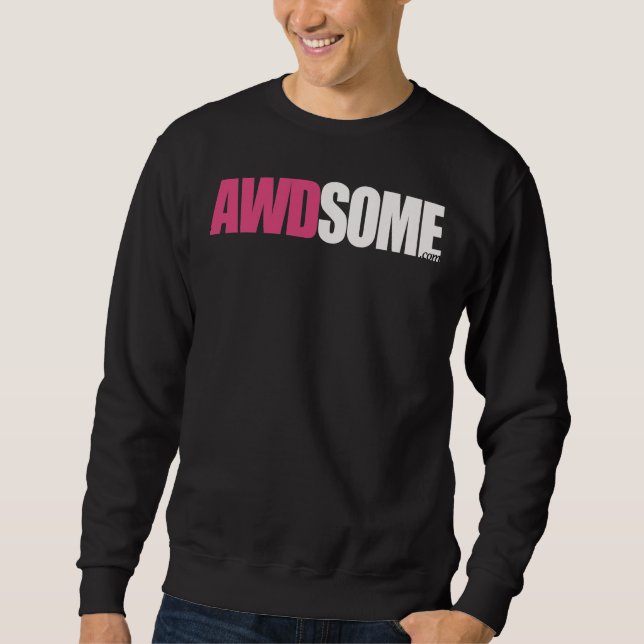 awdsome  black sweatshirt (Front)