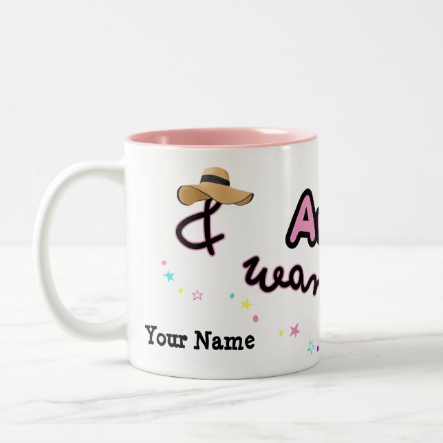Awe and Wandering customisable coffee mug (Left)
