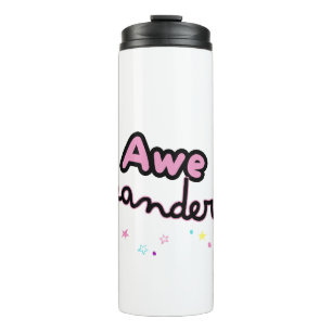 Awe and Wandering thermal tumbler