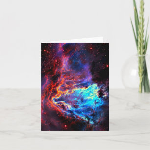 Awe-Inspiring Colour Composite Star Nebula Card
