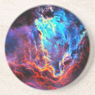 Awe-Inspiring Colour Composite Star Nebula Coaster