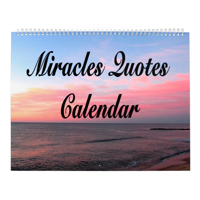 AWE-INSPIRING MIRACLES QUOTES CALENDAR (Cover)