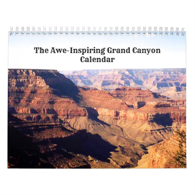 Awe-Inspriring Grand Canyon Calendar (Cover)