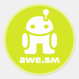 awe.sm-o Sticker (Green)