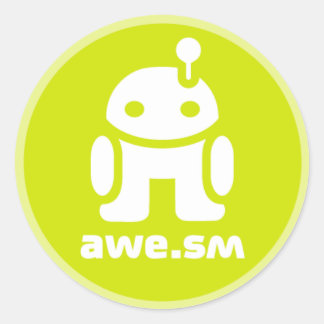 awe.sm-o Sticker (Green)