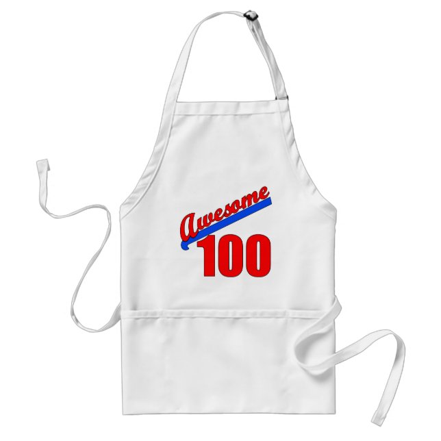 Awesome 100 Awesome at 100 Years Old Standard Apron (Front)