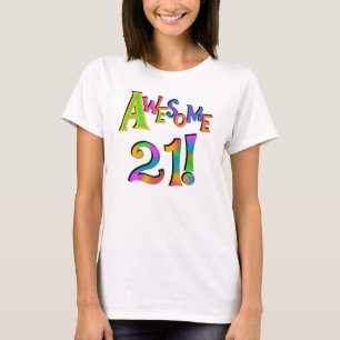 Awesome 21 Birthday T-shirts and Gifts