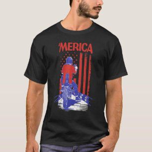 Awesome 4th Of July Abraham Lincoln Sunglasses T-Shirt
