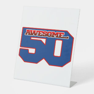awesome 50 pedestal sign