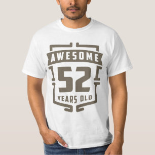 Awesome 52 Years Old T-Shirt
