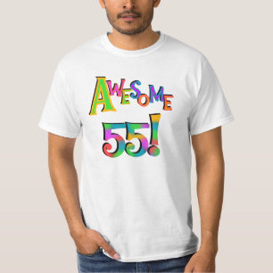 Awesome 55 Birthday T-shirts and Gifts