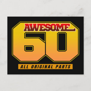 Awesome 60 All Original Parts Postcard