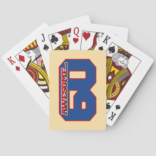 awesome 60 playing cards (Back)
