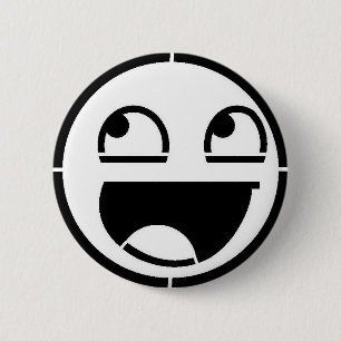 Awesome 6 Cm Round Badge