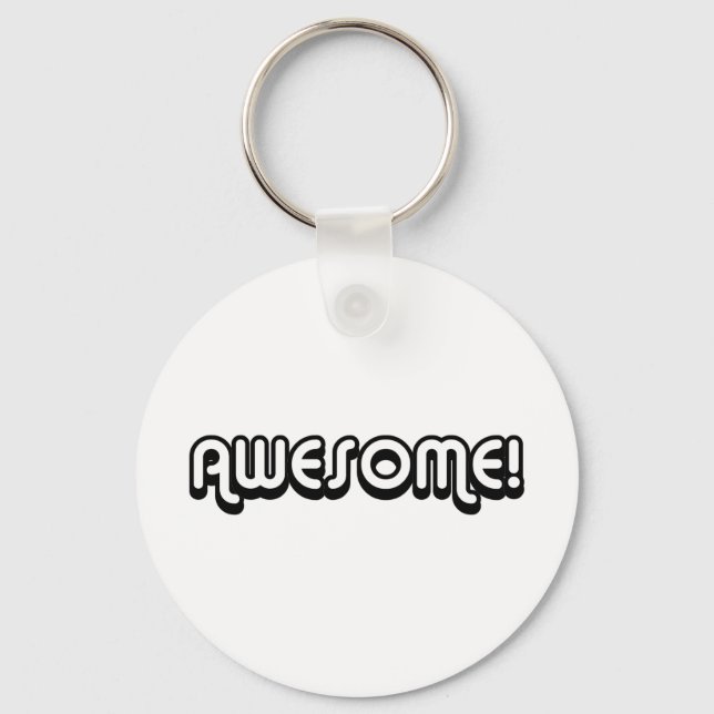 Awesome 80s key ring (Front)