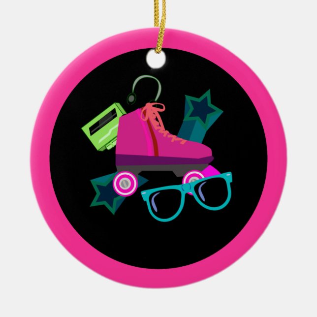 Awesome 80s Ornament (Front)