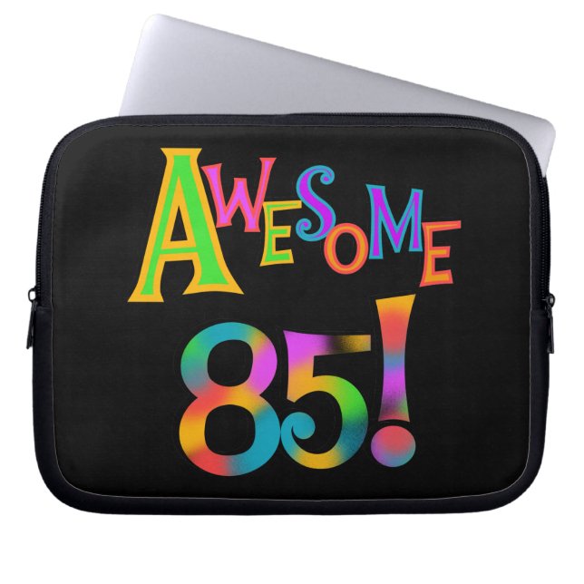 Awesome 85 Birthday T-shirts and Gifts Laptop Sleeve (Front)