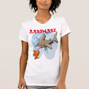 Awesome Aarshark catching a fish. T-Shirt