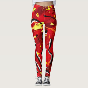 Awesome abstract leggings