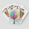 Awesome abstract pastel colours oil paint tree