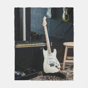 Awesome Acoustic Guitar Fleece Blanket
