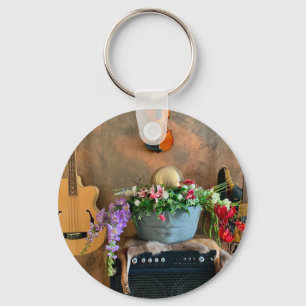 Awesome Acoustic Guitar Key Ring