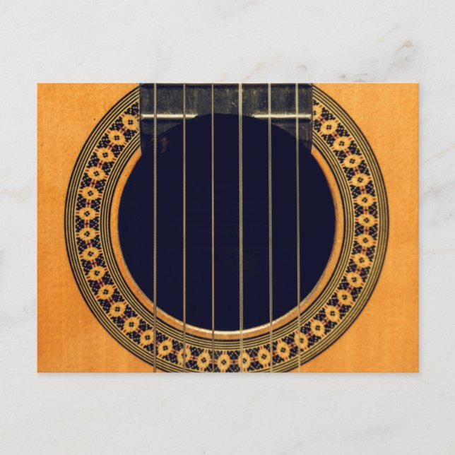 Awesome Acoustic Guitar Postcard (Front)