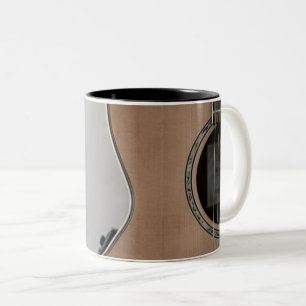 Awesome Acoustic Guitar Two-Tone Coffee Mug