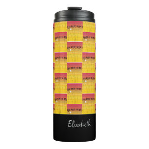 Awesome African Art, Tropical Summer Vibe Thermal Tumbler