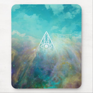 Awesome “All seeing eye” triangle Orion nebula Mouse Pad