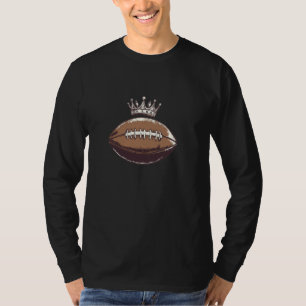 Awesome American Football Crown for King and Sport T-Shirt