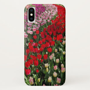 Awesome and Colourful Delft Tulips iPhone X Case