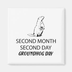 Awesome And Funny Happy Groundhog Day For Men Wome Magnet