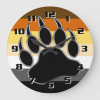 Awesome and Very Cool Bear Pride Flag Bear Paw
