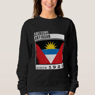 Awesome Antiguan Since 1923 Antiguan 99th Birthda Sweatshirt