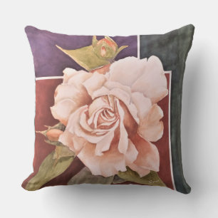 AWESOME ANTIQUE ROSE FLOWER PATIO CUSHION