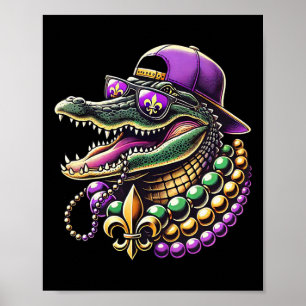 Awesome Apparel Uni-adult Mardi Gras Poster