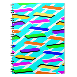 Awesome Aqua Pattern Notebook