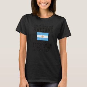 Awesome Argentinian Flag Argentina Argentinian Roo T-Shirt