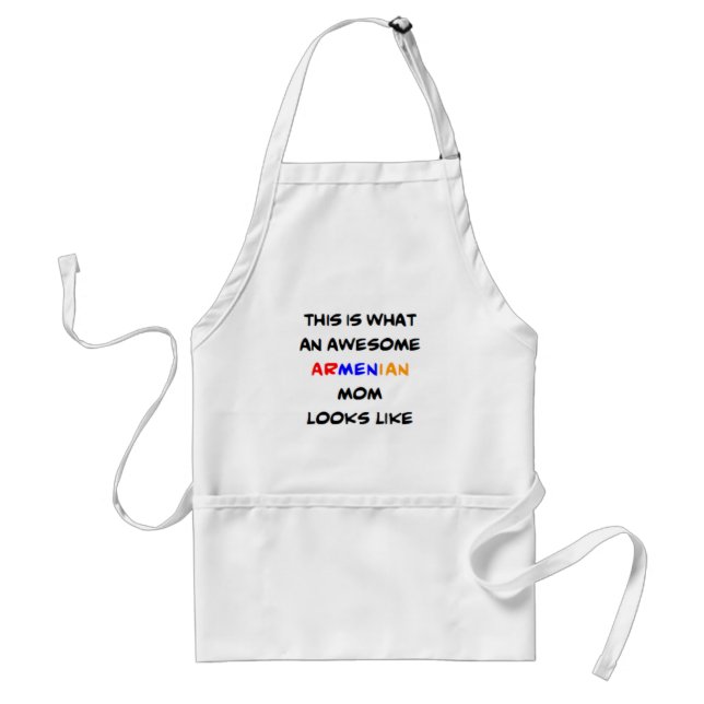 awesome armenian mum coffee mug standard apron (Front)