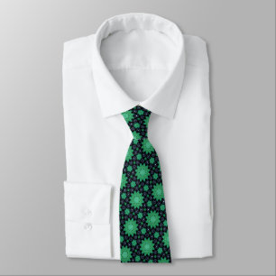 Awesome Artsy Blue and Green Tie
