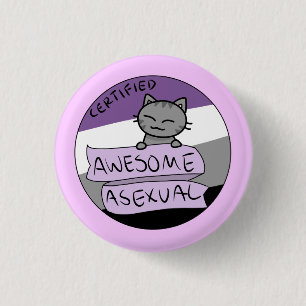 Awesome Asexual 3 Cm Round Badge
