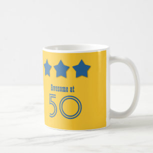 Awesome at 50 or ANY AGE 50th Birthday V06 Coffee Mug