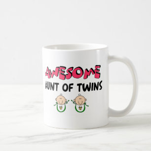 AWESOME Aunt of TWINS Coffee Mug