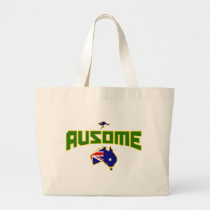 Awesome Australia Large Tote Bag
