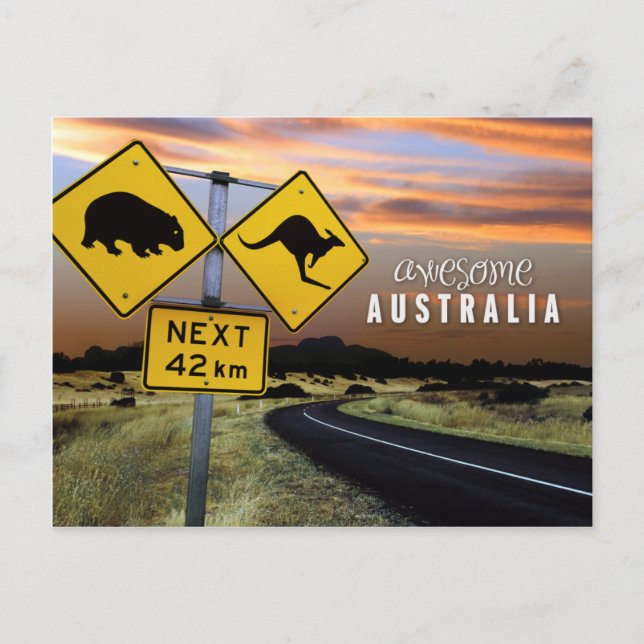 awesome australia postcard (Front)