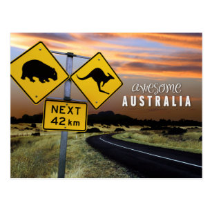 awesome australia postcard