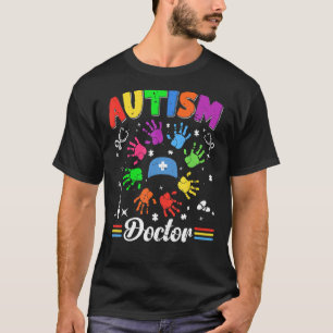 Awesome Autism Awareness Supportive Doctor Men Wom T-Shirt